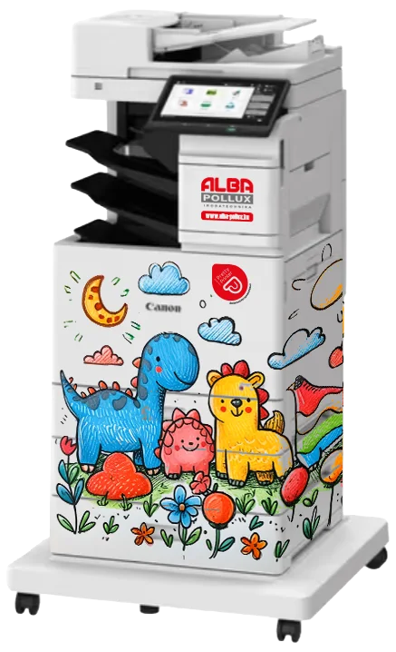 Canon imageFORCE C331Z dinoszaurusz dizájnnal fóliázva
