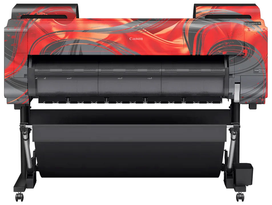 Canon imagePROGRAF PRO-4600 örvény dizájnnal fóliázva